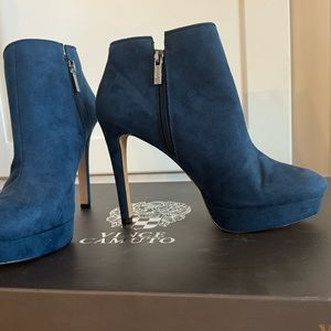 Jessica Simpson Women's Size 8.5 Raxen Faux Suede Ankle Booties NEW